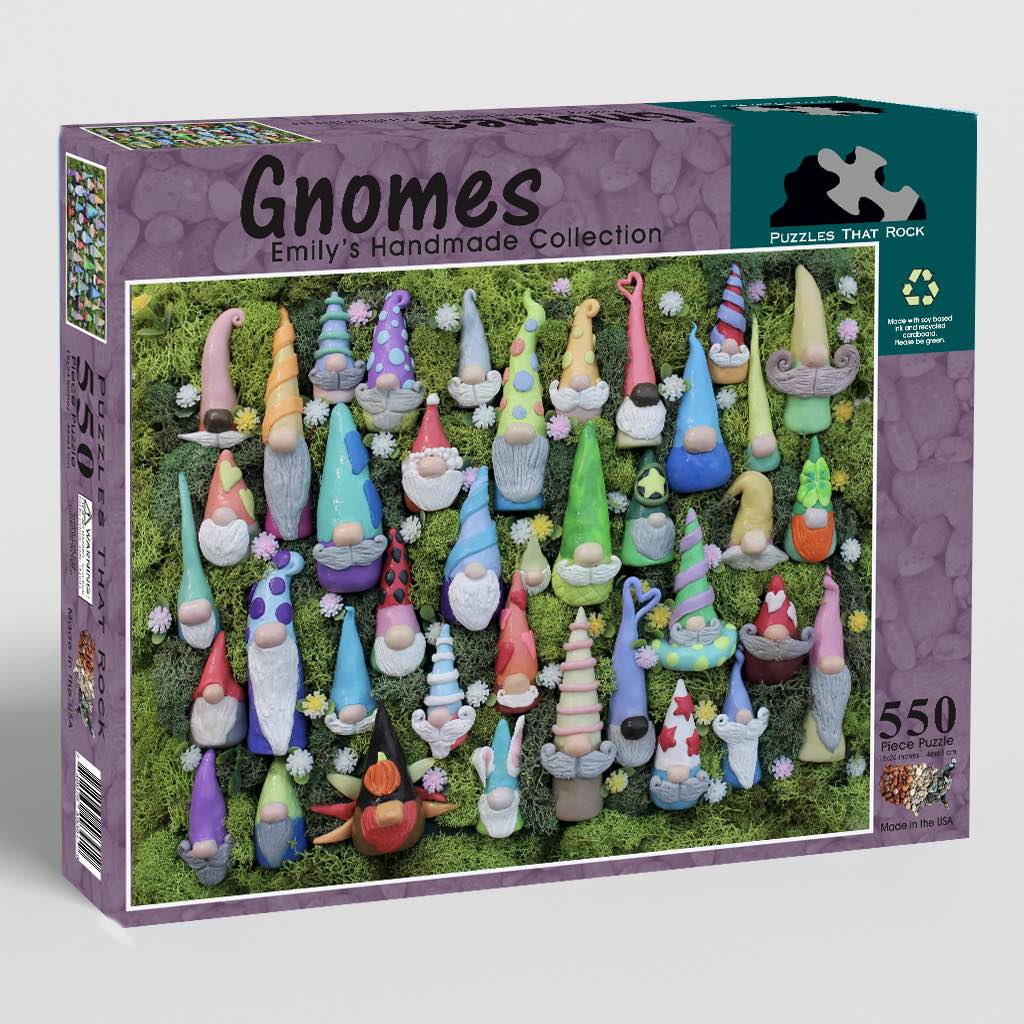 Gnomes Puzzle | Whimsical Garden Jigsaw for All Ages – Puzzles