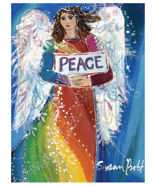 Rainbow Peace Angel