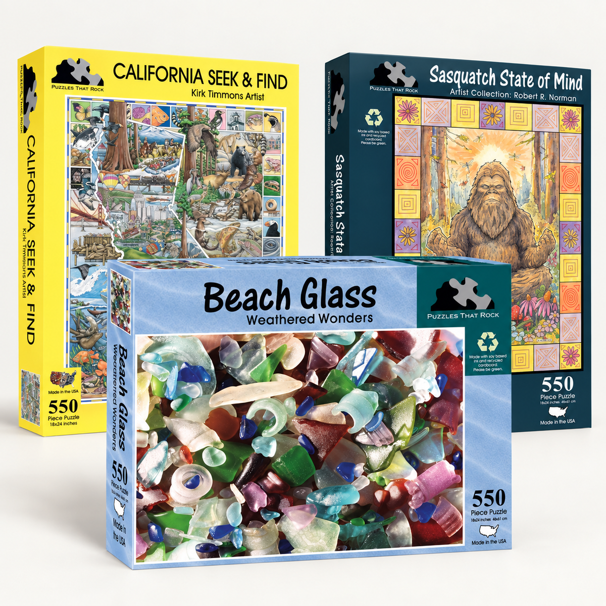 California Puzzle Bundle - 3 Puzzles