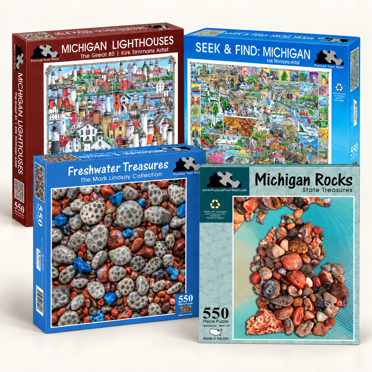 Discover Michigan Puzzle Bundle