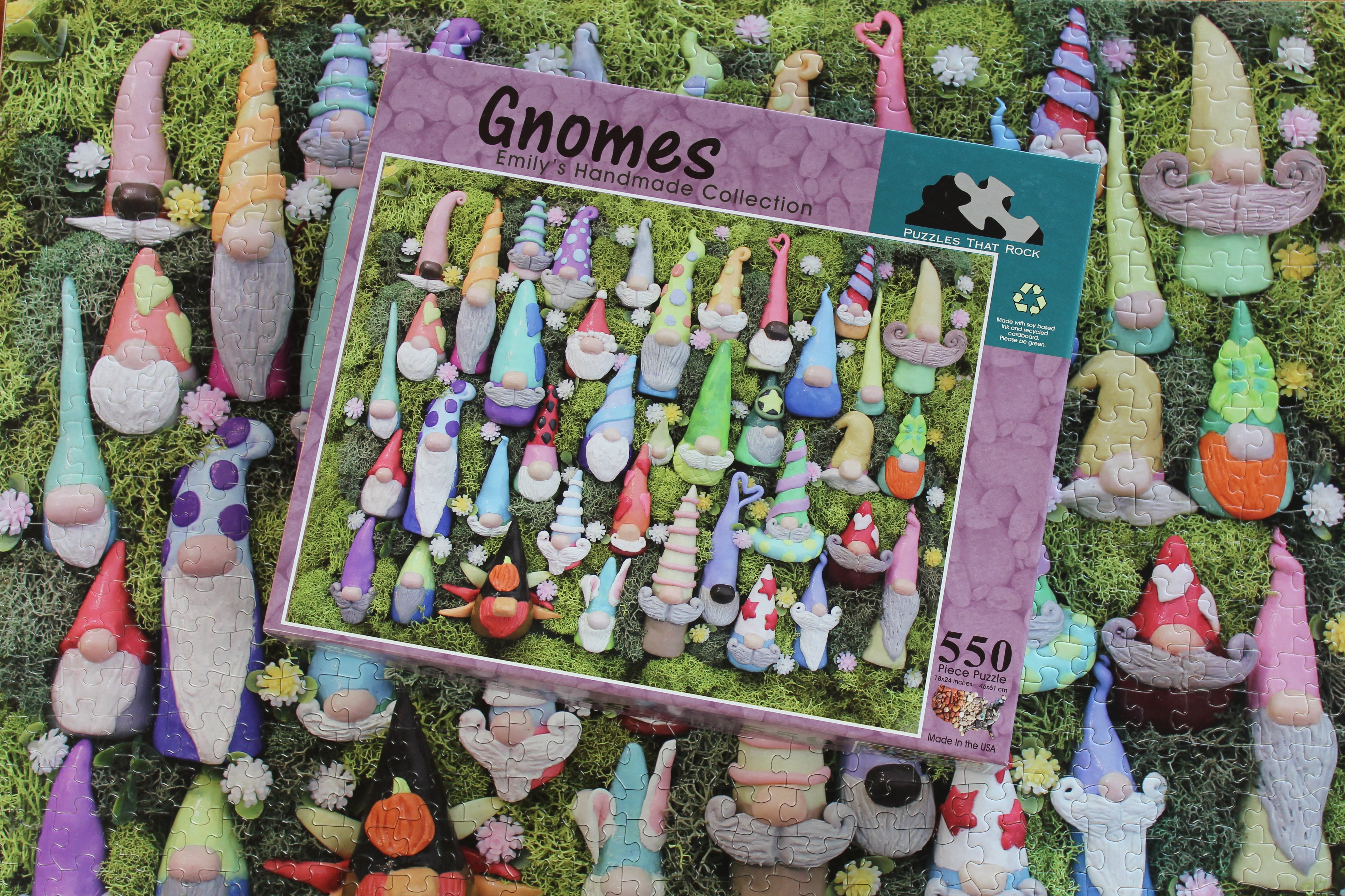 Gnomes Puzzle | Whimsical Garden Jigsaw for All Ages – Puzzles