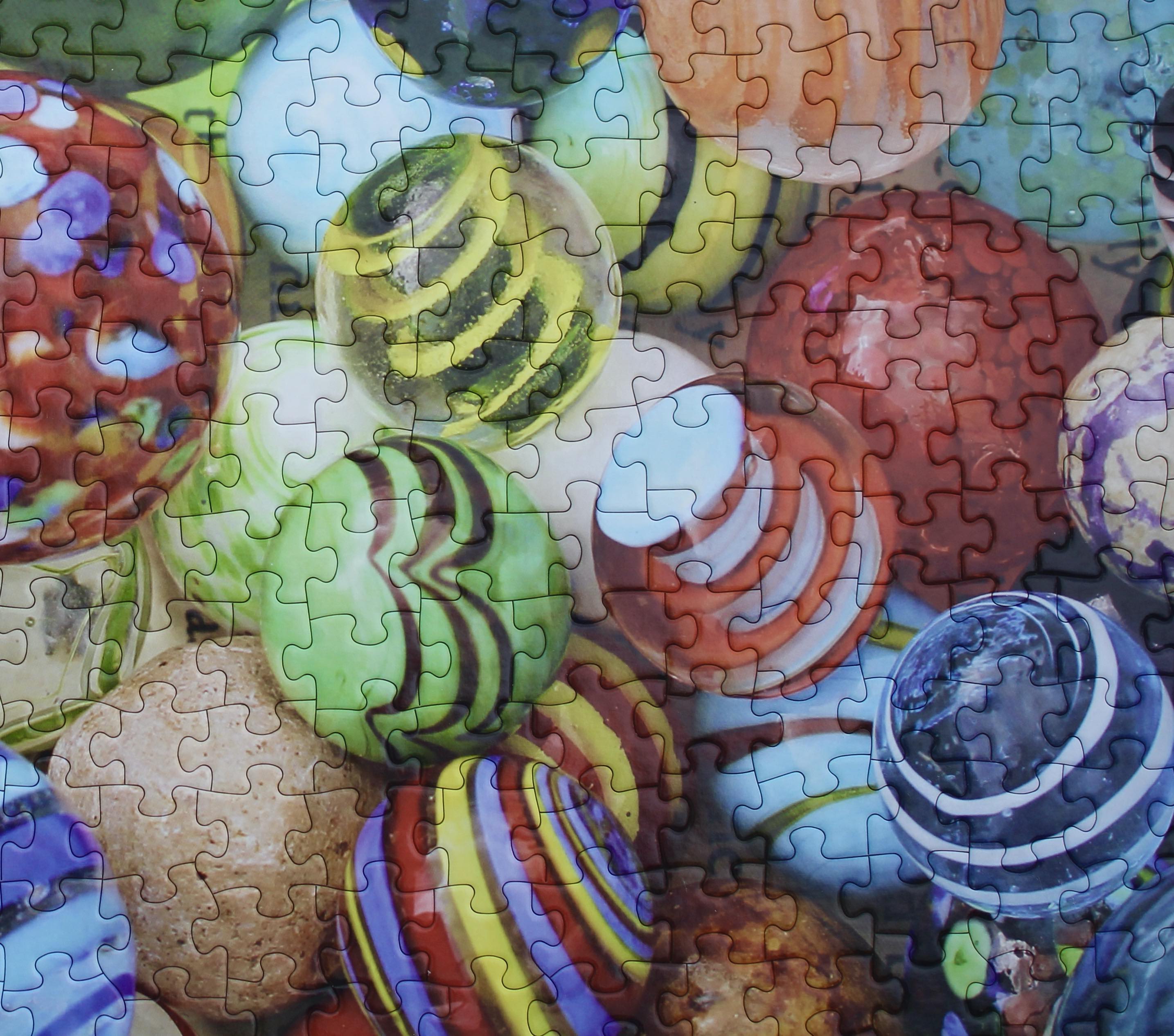 Marble Madness Puzzle | Retro Toys & Collectible Jigsaw for Adults
