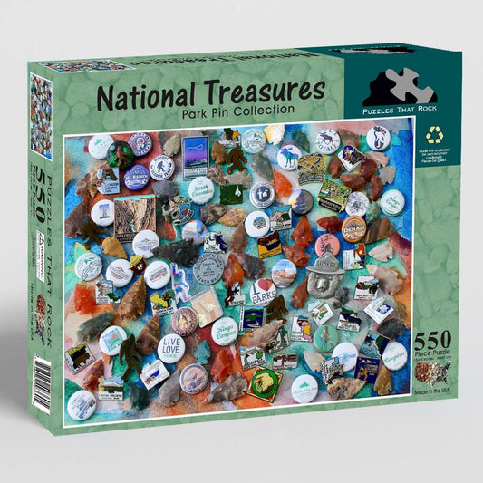 National Treasures Park Pins