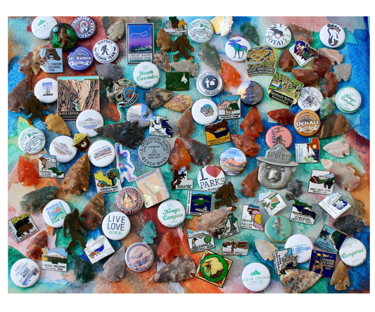 National Treasures Park Pins
